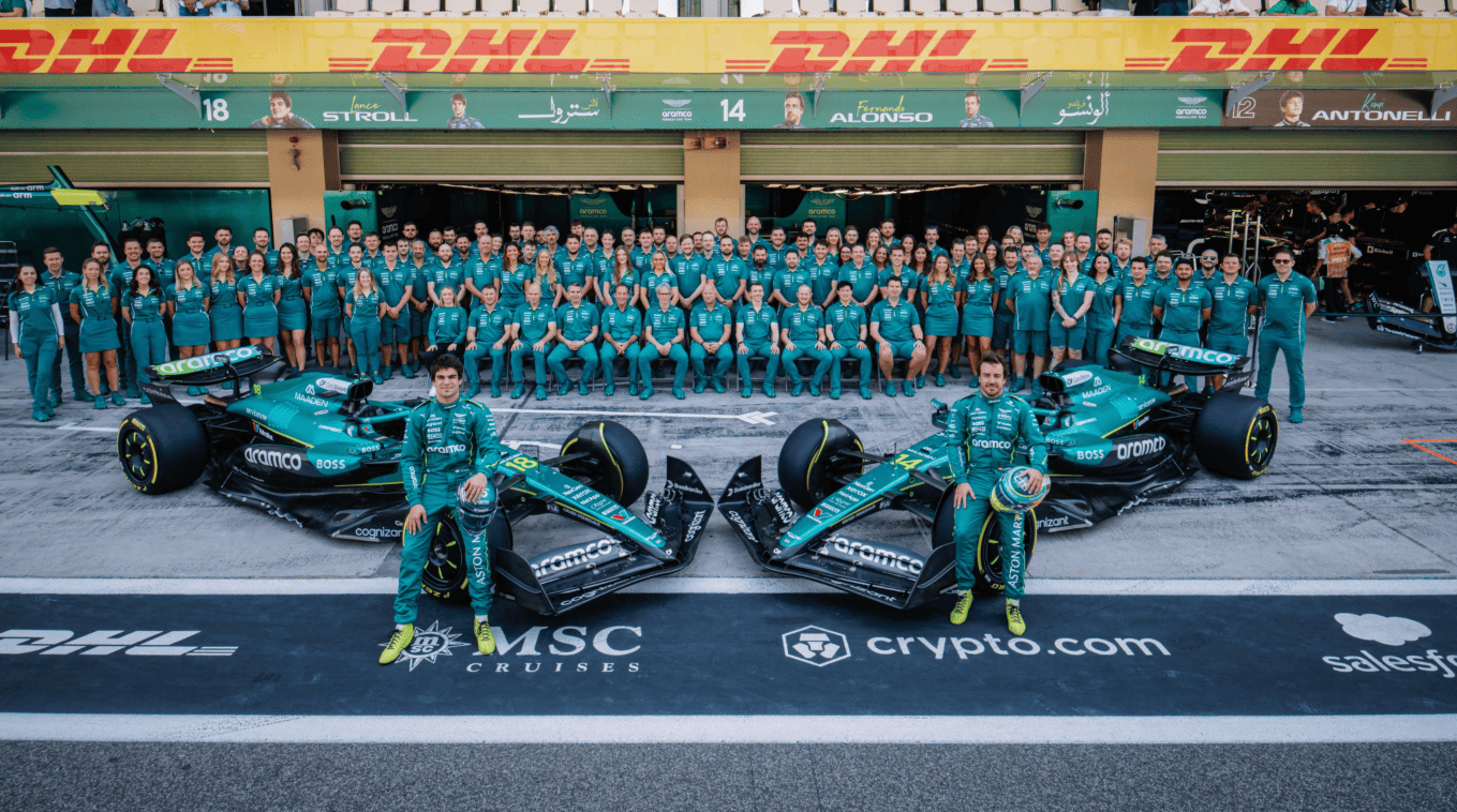 Garaža Aston Martina Formule 1