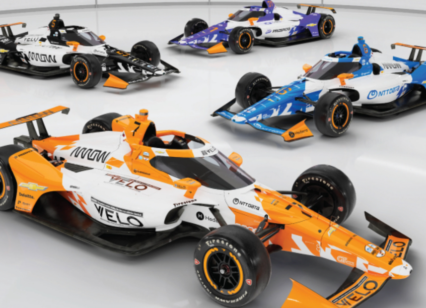 paddock del team di corse McLaren
