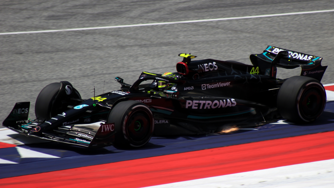 Red Bull Ring DRS-langsiden fra luften