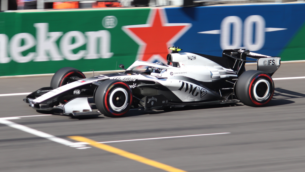 Cadillac F1-teamets garage i pitlane