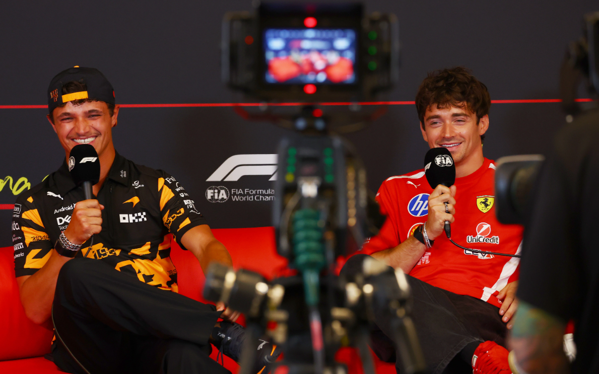 Ferrari Formula 1 car during the Monaco weekend where braking concerns were raised by Charles Leclerc