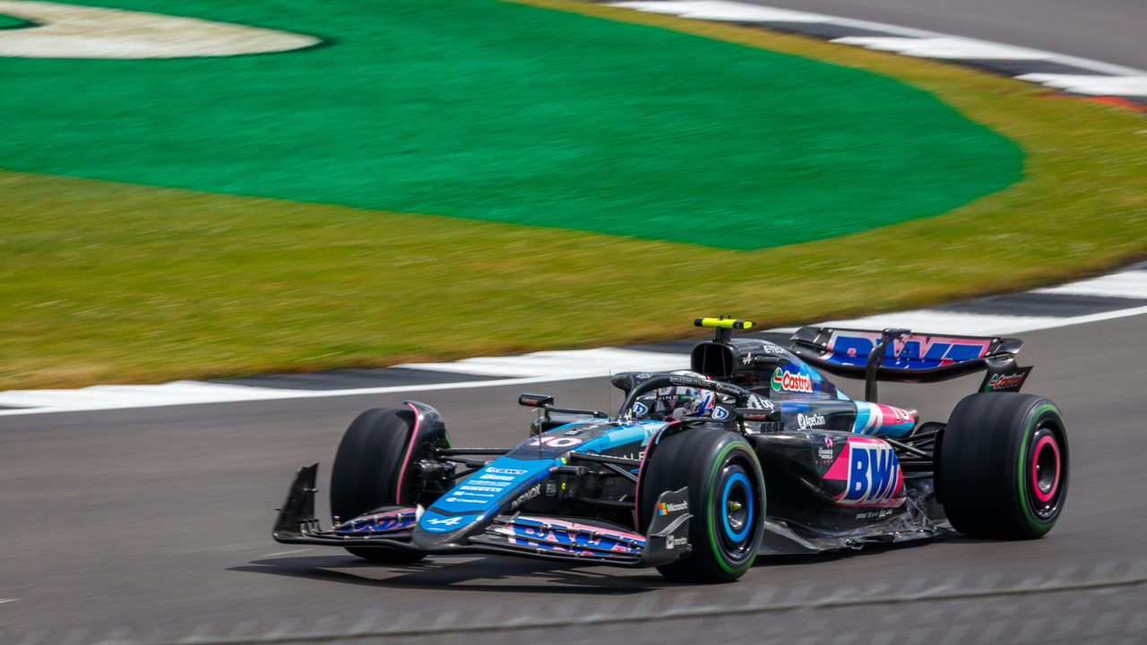 Gasly in gara sull'Alpine