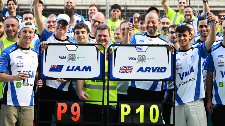 Двойные очки Racing Bulls дают Lawson и Lindblad импульс перед Silverstone