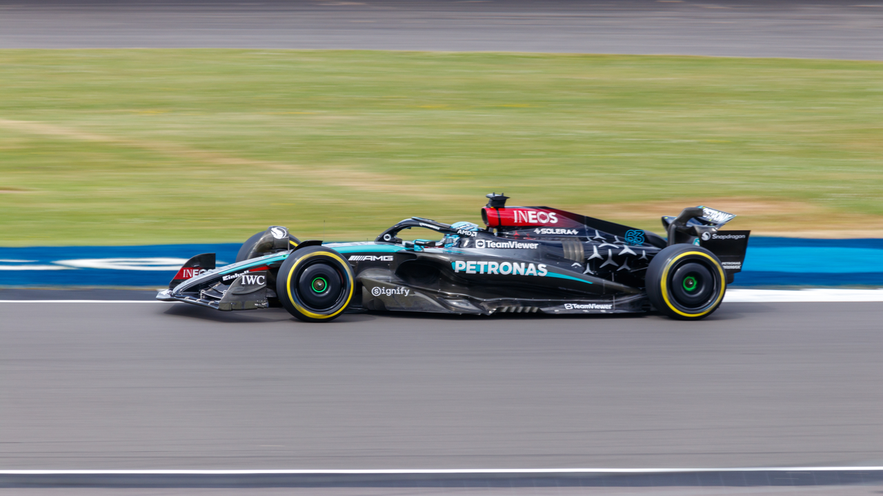 La McLaren de Lando Norris's