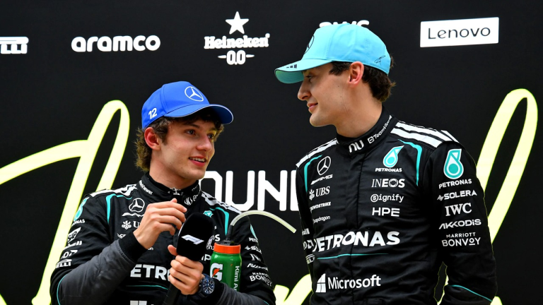 Mercedes beskriver et sunt rivalisering mellom Antonelli og Russell